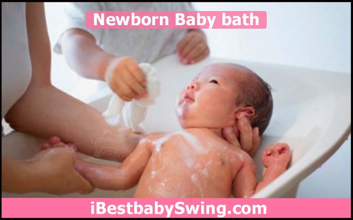 newborn baby bath