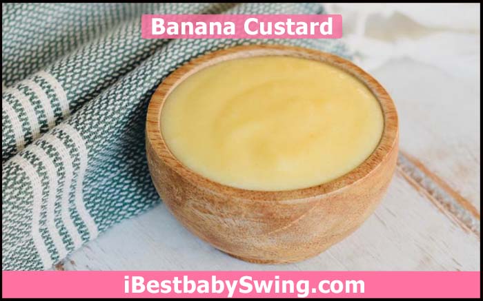 how to make banana baby food of custard
