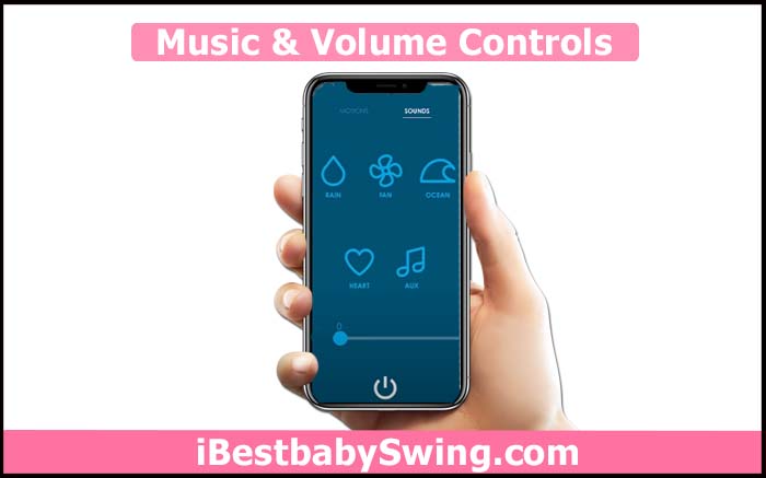 music and volume controls